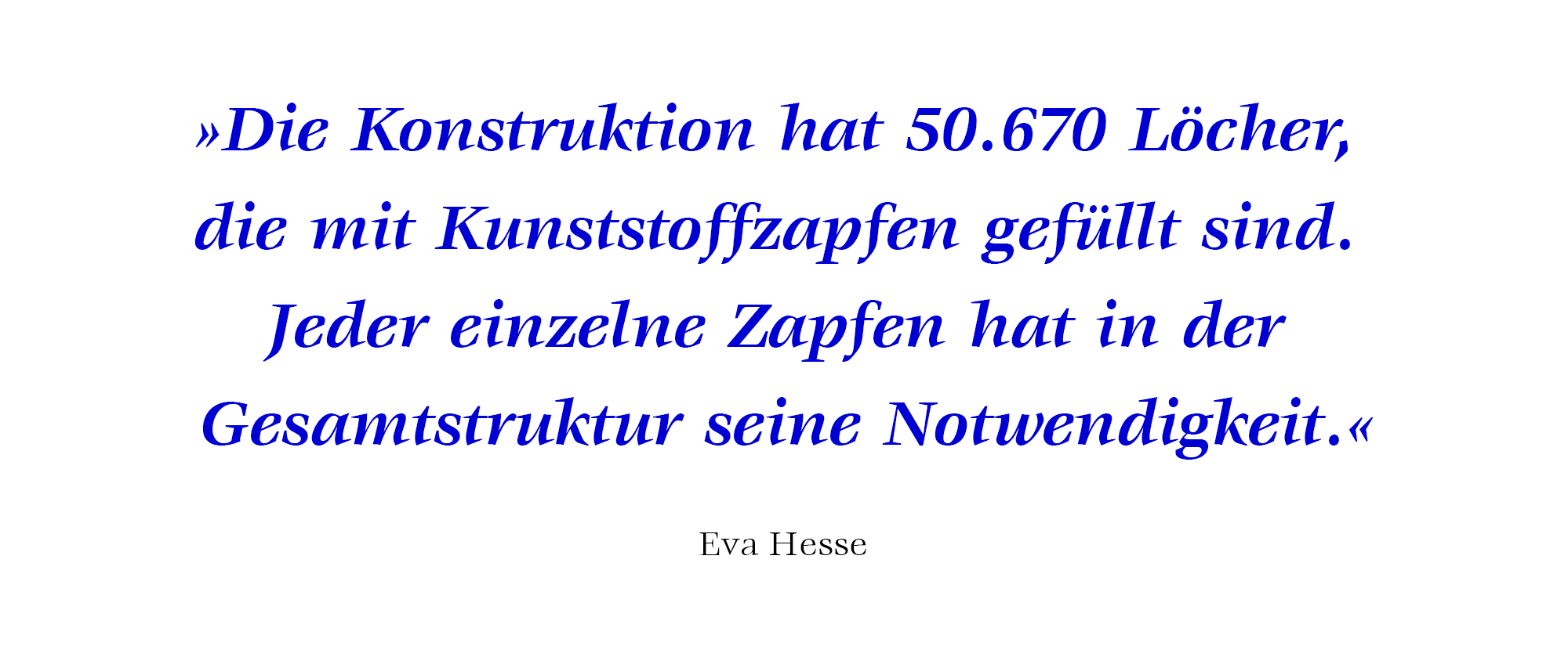 quote eva hesse